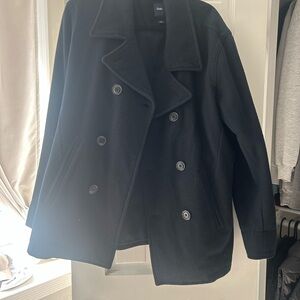 GAP Men's Classic Navy Peacoat